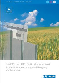 Lindab LPA900-LPD1000 falrendszerek Lindab LPA900-LPD1000 falrendszerek